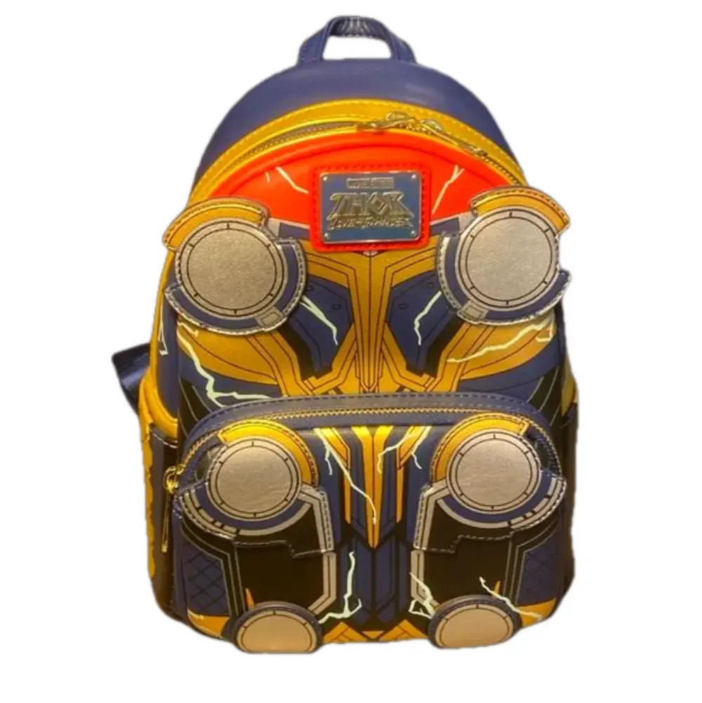 Loungefly Marvel Thor Love and Thunder Mini Backpack NWT Cosplay Armor Bag